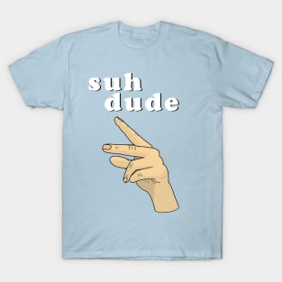 Suh Dude Meme | White Letters T-Shirt